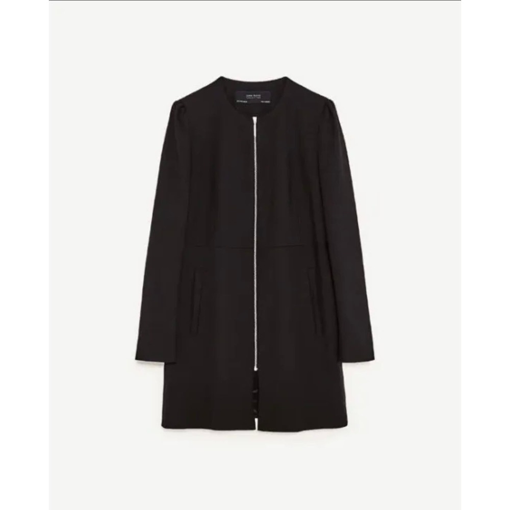 Zara Black Jacket with Gold Accents - Picture 11 of 11